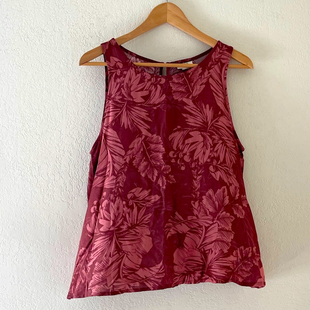 ANA rust colored tank top size Med